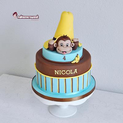 Curious George cake - Cake by Naike Lanza