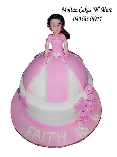 Barbie Doll Cake - Cake by Moltan Cakes 'N' More