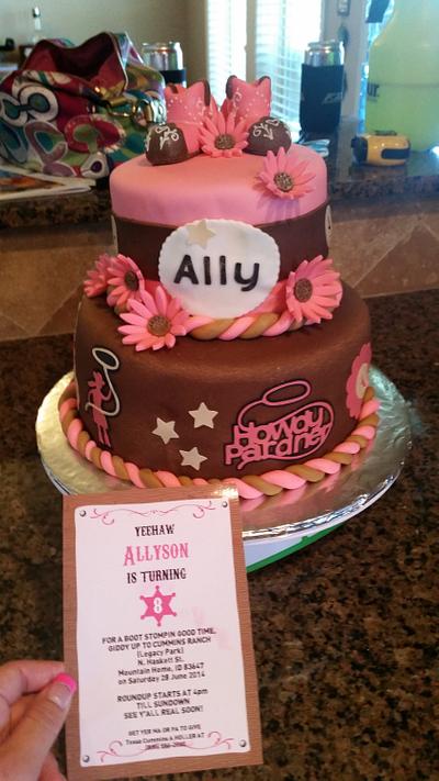 Cowgirl Up! - Cake by Bri