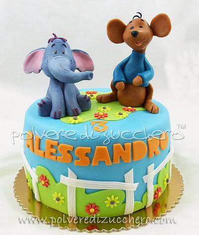 Cake friends of Winnie the Pooh: Roo and Effy - Cake by Paola