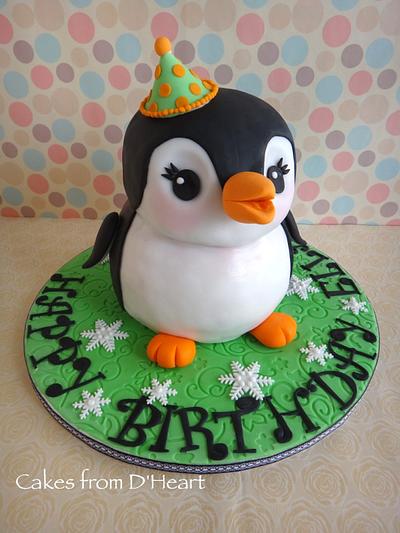 Cute Penguin Cake - Cake by Cakes from D'Heart