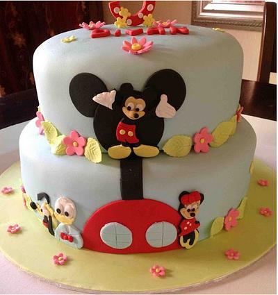 Mickey Mouse Cake - Cake by Koek Krummels