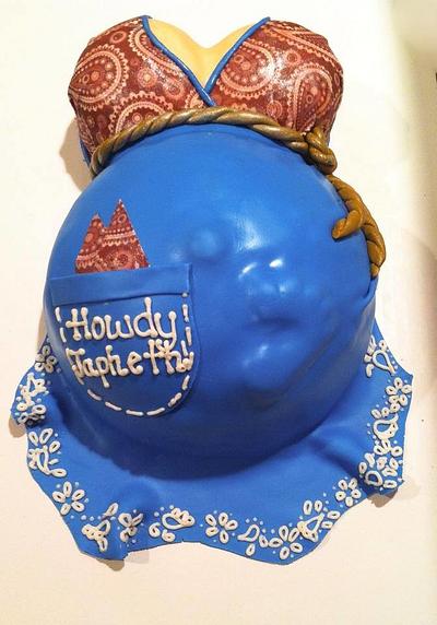 Country Baby Bump Cake - Cake by Heycupcakebham