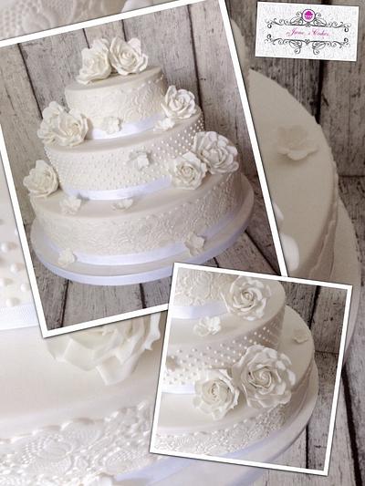Wedding cake - Cake by June Verborgstads
