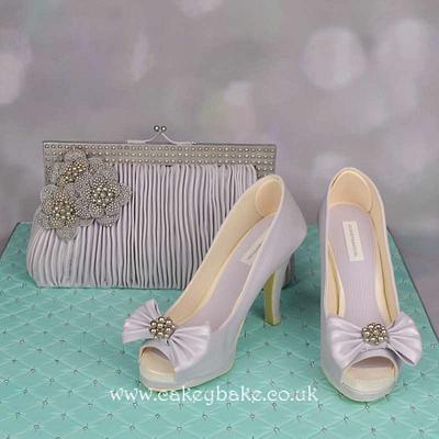 Handbag and Edible Shoes - Cake by CakeyBake (Kirsty Low)