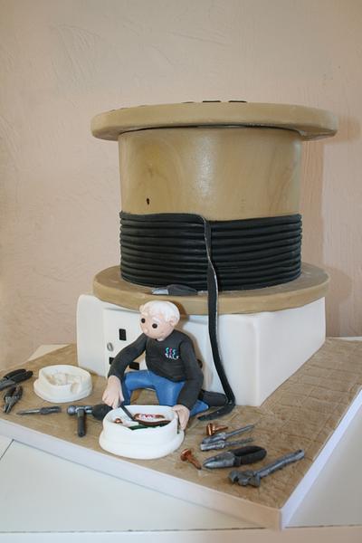 Electicians retirement cake - Cake by Alison Lee