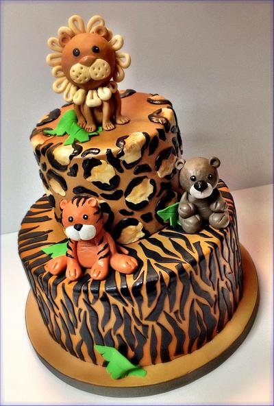 Baby Jungle - Cake by Stacy Lint