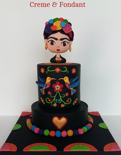 Frida Kahlo  - Cake by Creme & Fondant