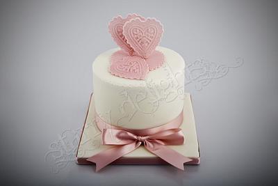 Just Hearts  - Cake by Starry Delights