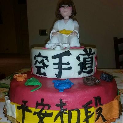 karate  - Cake by lameladiAurora 