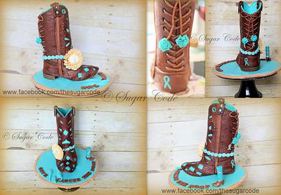 Cowgirl Boots - Cake by Saadhana Parthiban