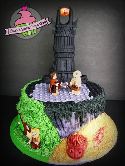 LOTR LEGO cake  - Cake by You've Been Cupcaked (Sara)