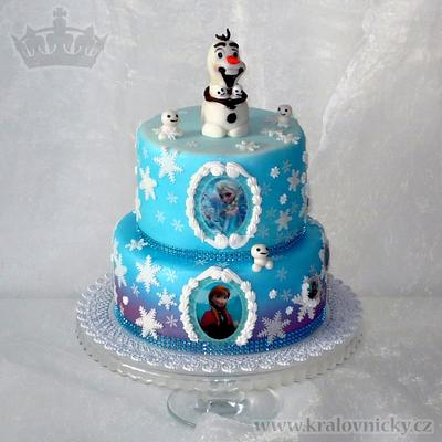 Olaf and little snowmen - Cake by Eva Kralova