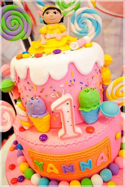 Candyland Themed Cake - Cake by Roma Bautista