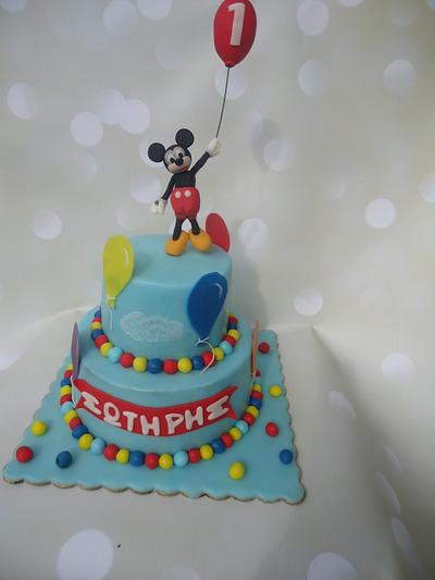 Mickey up in the air - Cake by EmcakesGR