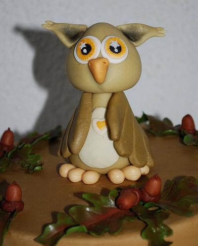 Little Owl Cake - Cake by Simone Barton