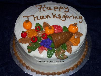 Thanksgiving - Cake by Creative Cakes by Chris