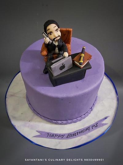 Boss Birthday Cake - Cake by Sayantanis Culinary Delight