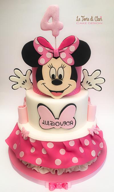 Minnie mouse cake...both sides! - Cake by Rita Cannova