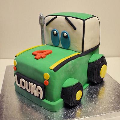 Tractor Birthday Cake - Cake by Une Fille en Cuisine