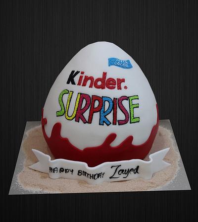 Kinder surprise cake - Cake by The House of Cakes Dubai