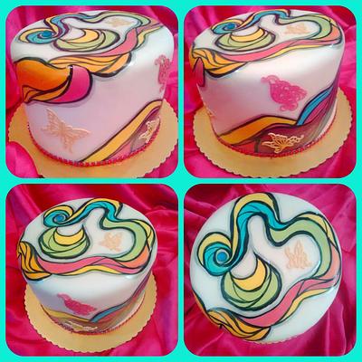 Hand Painted Dummy (Sep 2014) - Cake by Easy Party's