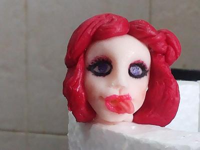 red hair girl - Cake by Chilly