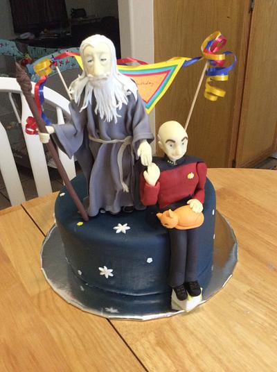 Picard and Gandalf - Cake by Lolo 