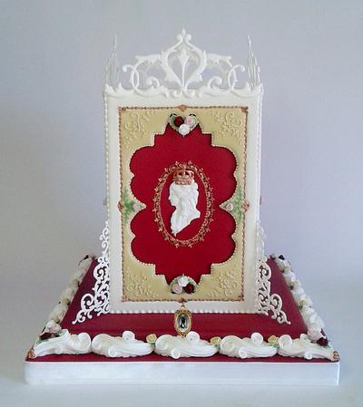 La Reine Marie Antoinette - Cakeflix Collaboration - Cake by ARISTOCRATICAKES - cake design by Dora Luca