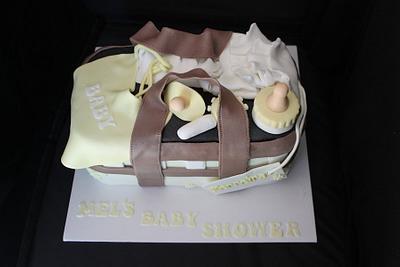 Nappy Bag cake - Cake by KellieJ75