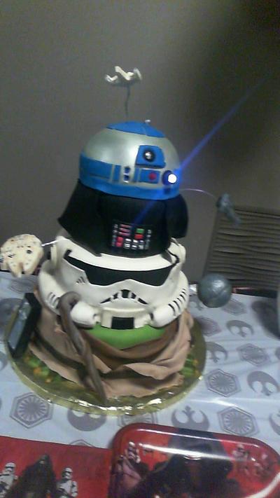 star wars cake  - Cake by blazenbird49
