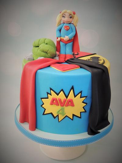Super Girl! - Cake by Shereen