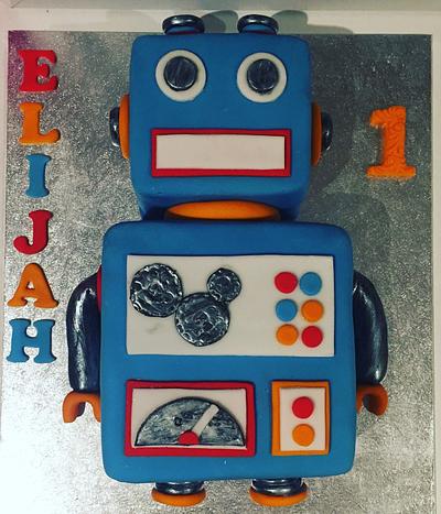Robot cake - Cake by Misssbond