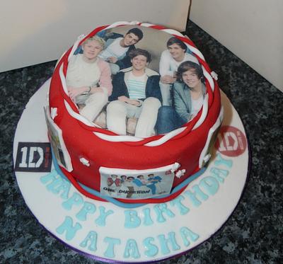 One Direction photo cake  - Cake by Krazy Kupcakes 