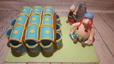 Asterix and obelix - Cake by Bakmuts en zo