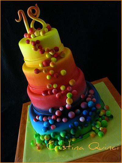 Colors Cake - Cake by Cristina Quinci