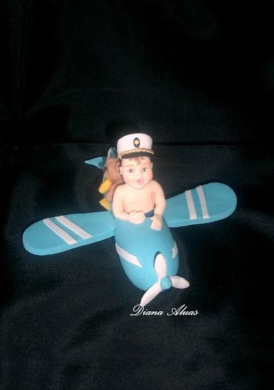Baby airman - Cake by  Diana Aluaş