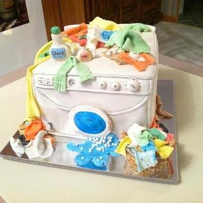 Washing Machine Blues - Cake by Patty Cake's Cakes