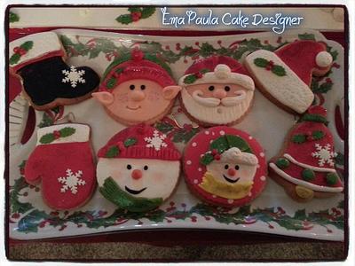 Christmas cookies - Cake by EmaPaulaCakeDesigner
