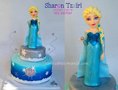 princess elsa cake - Cake by sharon tzairi - cakes-mania