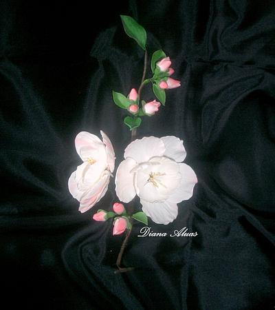 apple blossom branches - Cake by  Diana Aluaş