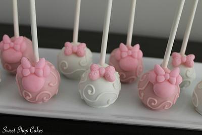 Minnie Mouse Cake Pops - Cake by Sweet Shop Cakes