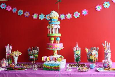 candyland birthday cake - Cake by Rostaty