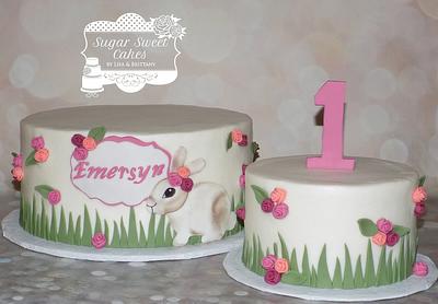 Some Bunny is One - Cake by Sugar Sweet Cakes