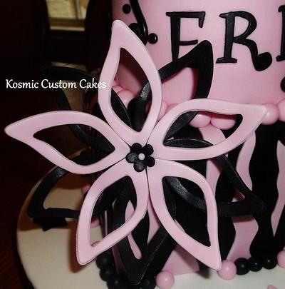 A Soldiers Gift to His Wife - Cake by Kosmic Custom Cakes