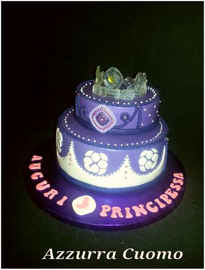 Princess Sofia the first birthday cake!!! 2.0 - Cake by Azzurra Cuomo Cake Art