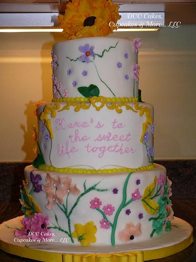 Bridal Shower Cake - Cake by DCC Cakes, Cupcakes & More...