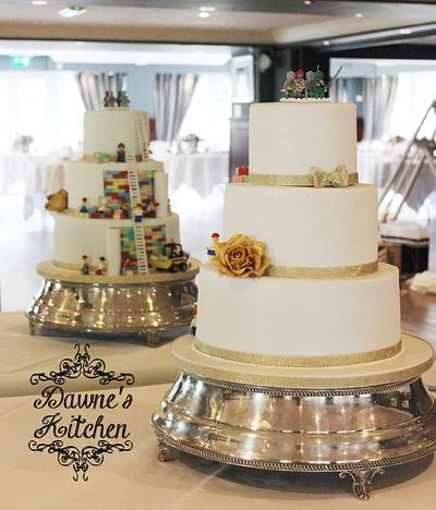 Lego Surprise Wedding Cake  - Cake by Dawne's Kitchen