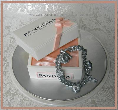 Pandora for a wedding table  - Cake by Mel_SugarandSpiceCakes