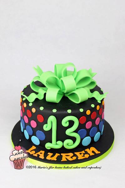 13th birthday cake - Cake by Maria's